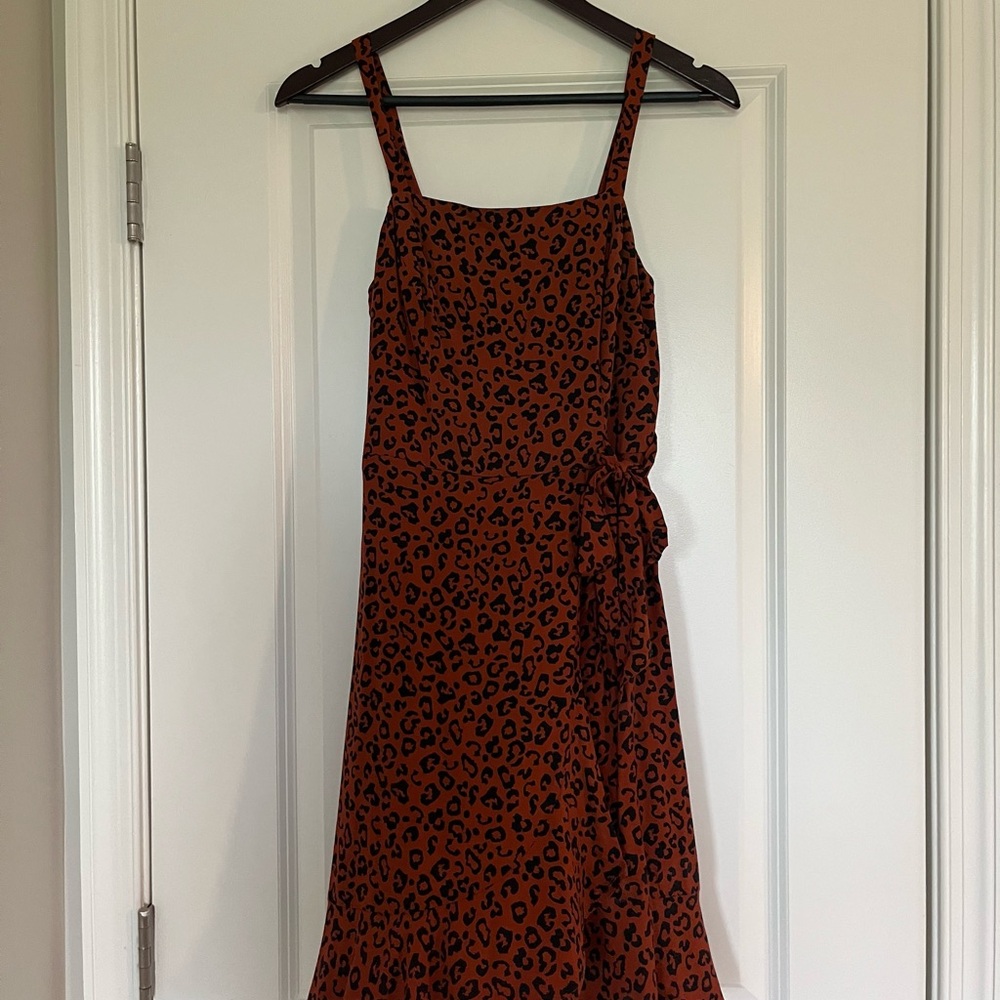 Xhilaration Animal Print Sleeveless Dress XS